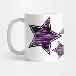 Purple Lightening Fractal Art Mug